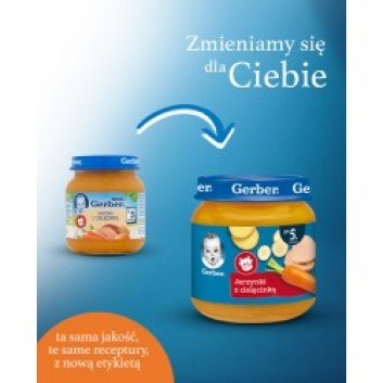 GERBER Obiadek jarzynki z cielęcinką po 5 miesiącu - 125 g - obrazek 3