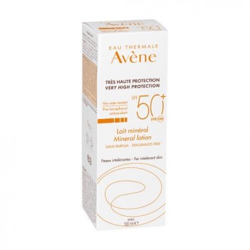 Avene SUun Mleczko mineralne z bardzo wysoką ochroną przeciwsłoneczną SPF50+, 100 ml