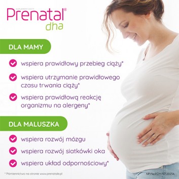 Prenatal DHA, 30 kapsułek - obrazek 7 - Apteka internetowa Melissa