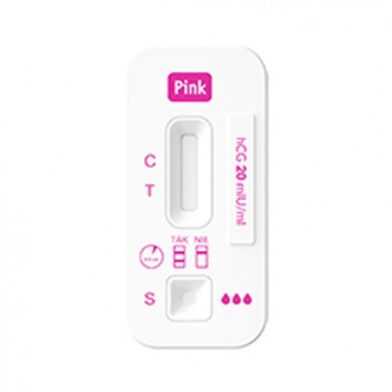 DOMOWE LABORATORIUM PINK TEST Domowy test ciążowy płytkowy - 1 szt. - obrazek 2
