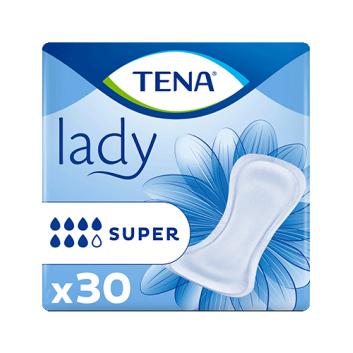 TENA Lady Super, specjalistyczne podpaski, 30 sztuk