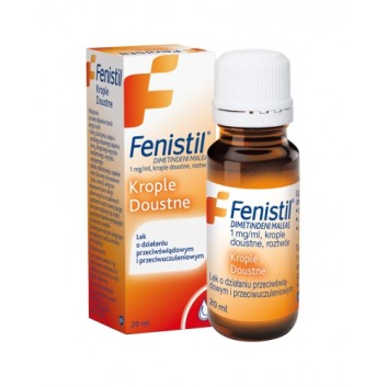 Fenistil, (1 mg/ml), krople doustne, 20 ml
