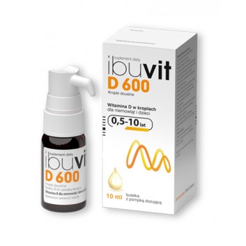 Ibuvit D 600, krople doustne, 10 ml