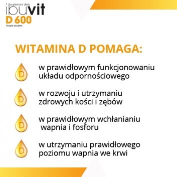 Ibuvit D 600, krople doustne, 10 ml - obrazek 6