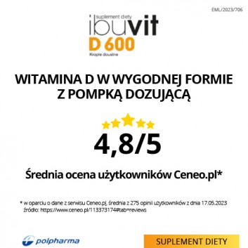 Ibuvit D 600, krople doustne, 10 ml - obrazek 7
