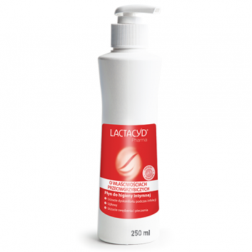 LACTACYD Pharma płyn do higieny intymnej o właściwościach przeciwgrzybiczych, 250 ml - obrazek 1 - Apteka internetowa Melissa
