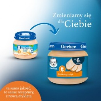 GERBER Obiadek delikatny indyk po 6. miesiącu - 80 g - cena, opinie, skład - obrazek 3