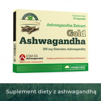 OLIMP Gold Ashwagandha, kapsułki, 30 sztuk