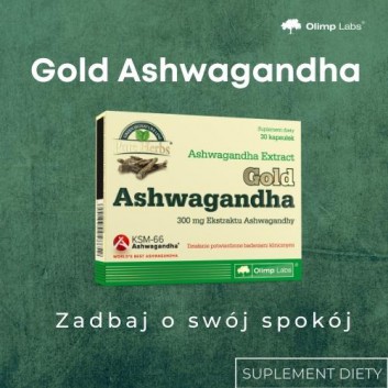 OLIMP Gold Ashwagandha, kapsułki, 30 sztuk - obrazek 5