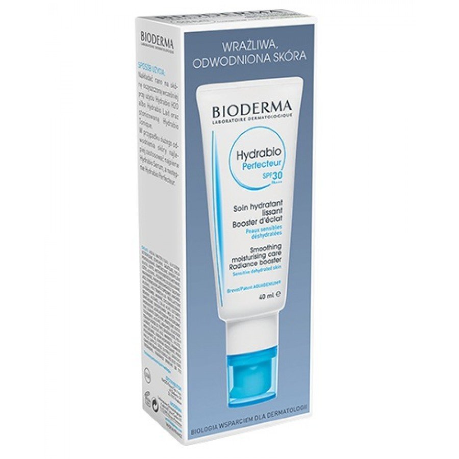 BIODERMA HYDRABIO PERFECTEUR Krem nawilżający, wygładzający i rozświetlający skórę SPF30 - 40 ml - obrazek 2 - Apteka internetowa Melissa