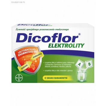 Dicoflor Elektrolity Proszek - 12 saszetek (6 porcji) - obrazek 1 - Apteka internetowa Melissa