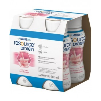 Resource Protein, płyn, smak truskawkowy, 4 x 200 ml - obrazek 3