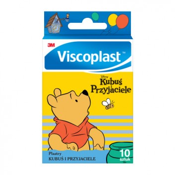 VISCOPLAST Plastry dla dzieci 'Kubuś Puchatek', 10 szt. - obrazek 2