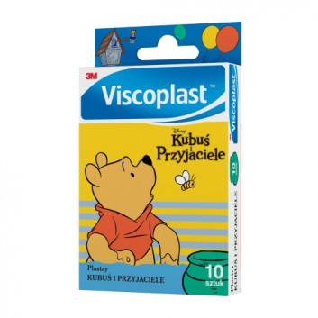 VISCOPLAST Plastry dla dzieci 'Kubuś Puchatek', 10 szt. - obrazek 3 - Apteka internetowa Melissa