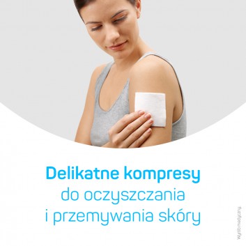 MEDICOMP Kompresy jałowe 10 cm x 10 cm, 50 sztuk - obrazek 3