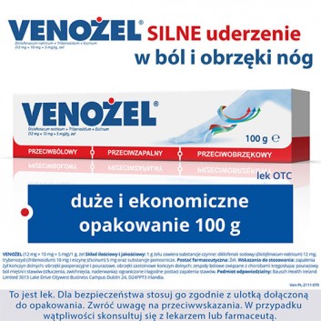 VENOŻEL Żel przeciwbólowy i przeciwobrzękowy - 50 g - obrazek 6