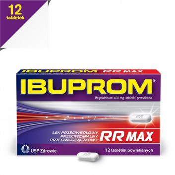 Ibuprom RR Max (Ibuprom RR), 400 mg, tabletki powlekane, 12 sztuk