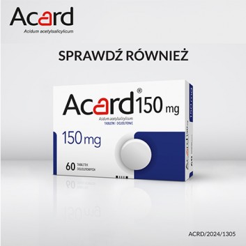 Acard, 75 mg, tabletki dojelitowe powlekane, 60 sztuk - obrazek 6