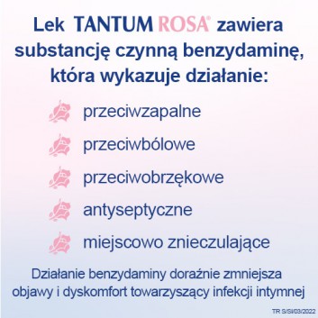 TANTUM ROSA, zapalenie pochwy, 10 saszetek  - obrazek 2 - Apteka internetowa Melissa