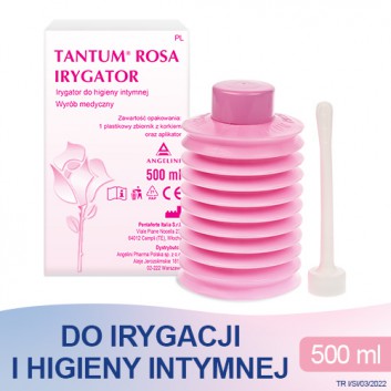 TANTUM ROSA Irygator - do płukania pochwy - 500 ml - cena, opinie, stosowanie