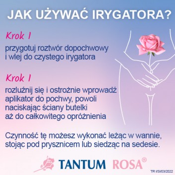 TANTUM ROSA Irygator - do płukania pochwy - 500 ml - cena, opinie, stosowanie - obrazek 3