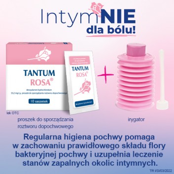TANTUM ROSA Irygator - do płukania pochwy - 500 ml - cena, opinie, stosowanie - obrazek 4