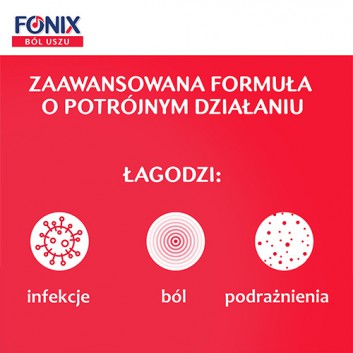 FONIX BÓL USZU Preparat w sprayu, 15 ml - obrazek 2 - Apteka internetowa Melissa