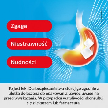 Rennie Fruit o smaku owocowym, na zgagę, refluks i niestrawność, 24 tabletki do ssania - obrazek 2