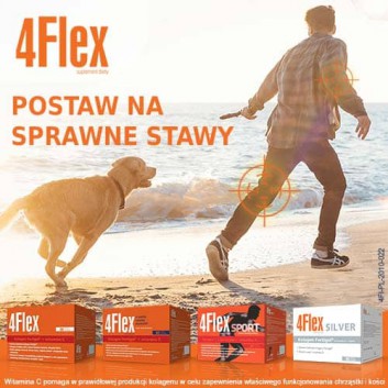 4Flex o smaku czarnej porzeczki  Kolagen nowej generacji - 30 sasz. x 10g (czarna porzeczka) - obrazek 5 - Apteka internetowa Melissa