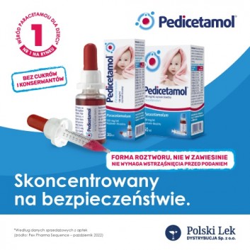 Pedicetamol, 100 mg/ml, roztwór doustny, 30 ml - obrazek 4