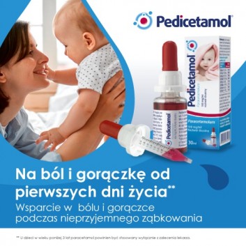 PEDICETAMOL Roztwór doustny, 30 ml - obrazek 5 - Apteka internetowa Melissa