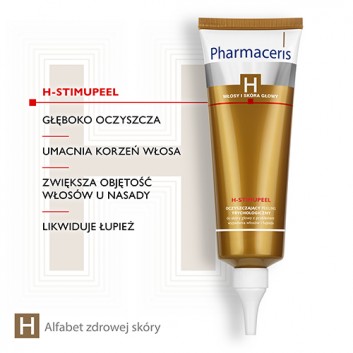 PHARMACERIS H STIMUPEEL, peeling trychologiczny do skóry głowy, 125 ml - obrazek 4