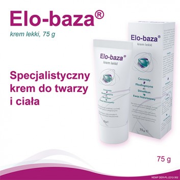 ELO-BAZA Krem lekki, 75 g - obrazek 2 - Apteka internetowa Melissa