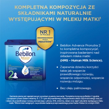 BEBILON 2 Pronutra­-Advance Mleko modyfikowane w proszku - 350 g - obrazek 3 - Apteka internetowa Melissa