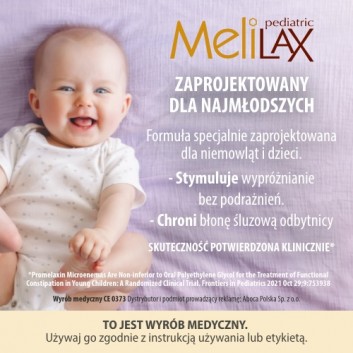 Melilax Pediatric, mikrowlewka doodbytnicza, 6 wlewek - obrazek 2