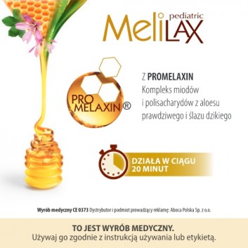 Melilax Pediatric, mikrowlewka doodbytnicza, 6 wlewek - obrazek 3
