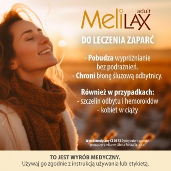 Melilax Adult, mikrowlewka doodbytnicza, 6 wlewek - obrazek 2