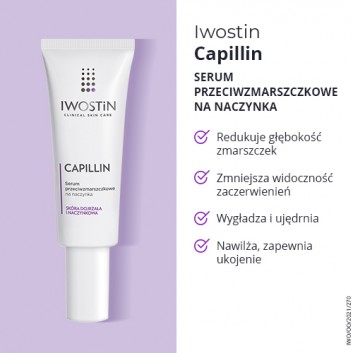 IWOSTIN CAPILLIN Serum przeciwzmarszczkowe - 40 ml - obrazek 3 - Apteka internetowa Melissa