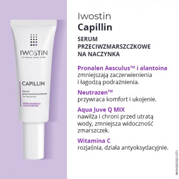 IWOSTIN CAPILLIN Serum przeciwzmarszczkowe - 40 ml - obrazek 4 - Apteka internetowa Melissa