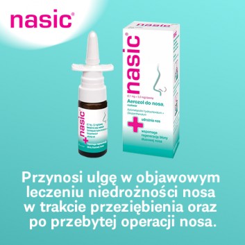 Nasic, (0,1mg+5mg)/dawkę, aerozol do nosa, 10 ml - obrazek 3