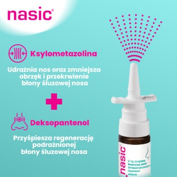 Nasic, (0,1mg+5mg)/dawkę, aerozol do nosa, 10 ml - obrazek 5