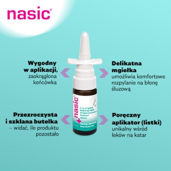 Nasic, (0,1mg+5mg)/dawkę, aerozol do nosa, 10 ml - obrazek 6