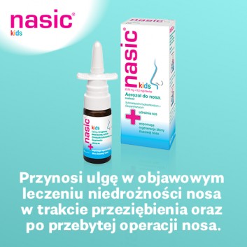 Nasic Kids, (0,05mg+5mg)/dawkę, aerozol do nosa, roztwór, 10 ml - obrazek 3