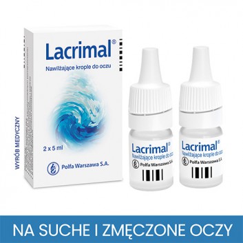 LACRIMAL Krople do oczu, 10 ml (2 x 5 ml) - obrazek 1 - Apteka internetowa Melissa