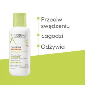 Aderma Exomega Control, krem emolient, 400 ml - obrazek 3