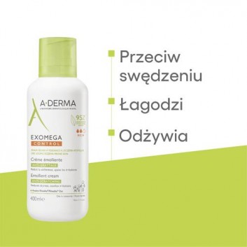 A-Derma Exomega Control Krem emolient, 400 ml - obrazek 3 - Apteka internetowa Melissa