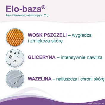 ELO-BAZA Krem intensywnie natłuszczający, 75 g  - obrazek 4 - Apteka internetowa Melissa