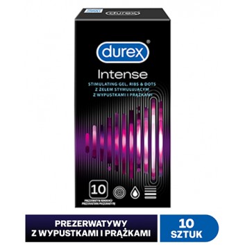 DUREX INTENSE Prezerwatywy - 10 szt. - cena, opinie, właściwości