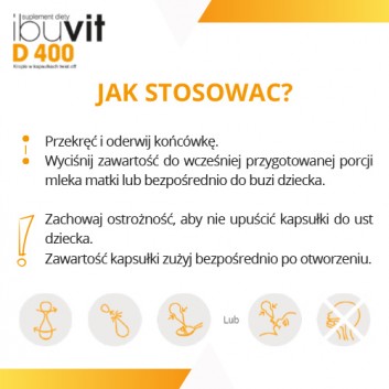 IBUVIT D 400 twist-off - 30 kaps. - obrazek 5