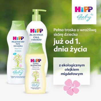HIPP BABYSANFT Żel do mycia ciała i włosów, 400 ml  - obrazek 2